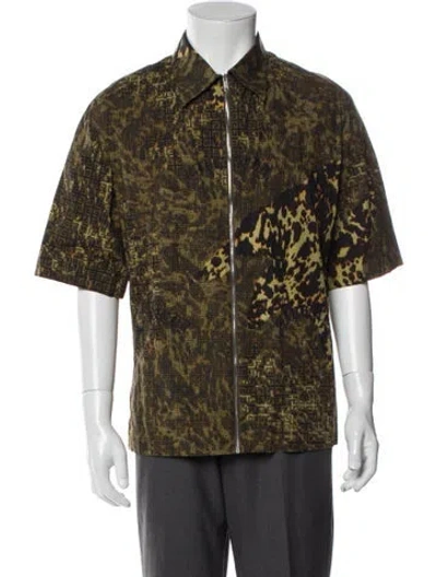 Pre-owned Givenchy Animal Print Trucker Jacket In Multi