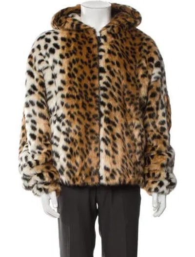 Pre-owned Givenchy Animal Print Windbreaker W/ Tags In Multi