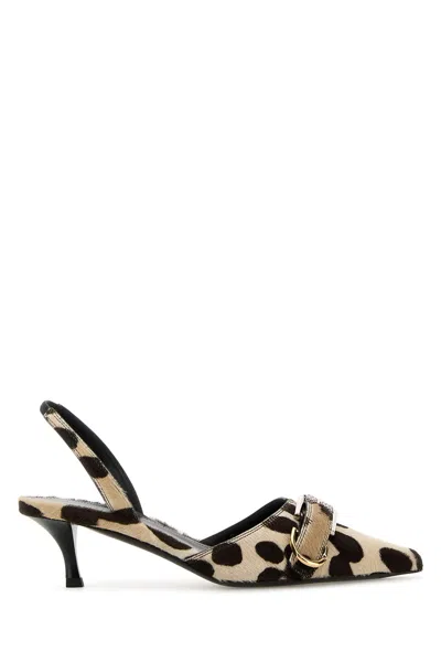GIVENCHY GIVENCHY ANIMAL-PRINT CALF LEATHER HEEL