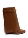 Givenchy Ankle Boot Heel 95mm In Brown