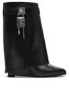 Givenchy Metallic Embellished Ankle Boots With Wedge Heel In Multi