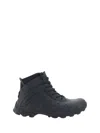 Givenchy Lace-up Rubber Ankle Boots In Black