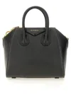 Givenchy Antigona Medium Top Handle Bag In Grained Leather In Black