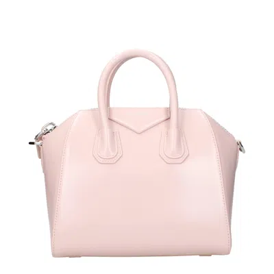Givenchy Antigona Handbag Women Leather Pink