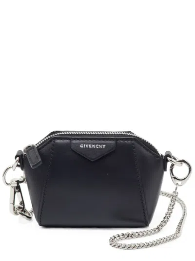 Pre-owned Givenchy Antigona Baby Shoulder Bag In Black