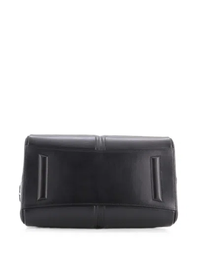 Pre-owned Givenchy Antigona Bag 3d Embossed Leather Medium Satchel In Black