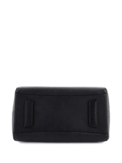 Pre-owned Givenchy Antigona Bag Leather Small Satchel In Black