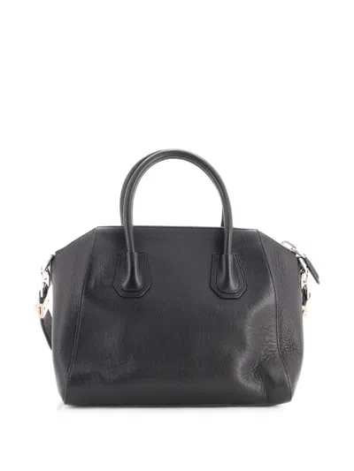 Pre-owned Givenchy Antigona Bag Leather Small Satchel In Black