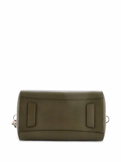 Pre-owned Givenchy Antigona Bag Leather Small Satchel In Green