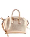 Givenchy Antigona Bag Mini (authentic Pre-loved) In Gold