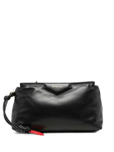 Givenchy Antigona Bomber Pouch In Nappa Leather In Black