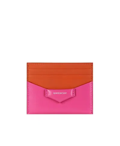 Givenchy Antigona Box Logo Card Package In Pink