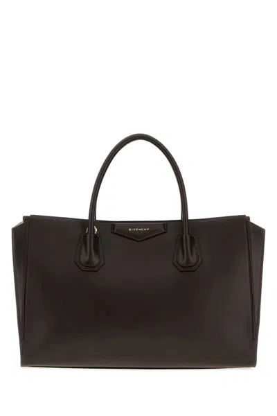 Givenchy Antigona Catchall Top Handle Bag In Brown