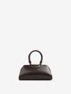 Givenchy Mini Antigona East-west Bag In Box Leather In Brown