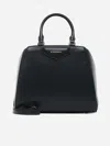 Givenchy Mini Antigona Cube Leather Crossbody Bag In Black