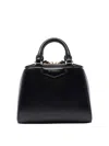 Givenchy Mini Antigona Cube Leather Crossbody Bag In Black