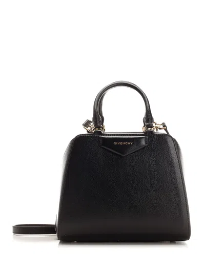 Givenchy Antigona Cube Mini Handbag In Black