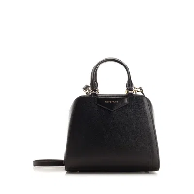 Givenchy Antigona Cube Mini Handbag In Black