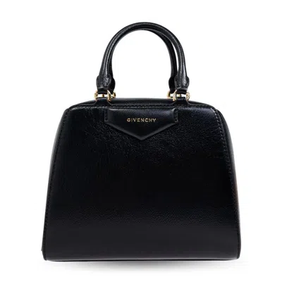 Givenchy Antigona Cube Mini Handbag With Structured Silhouette In Black