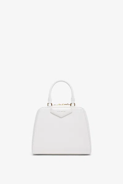 Givenchy Antigona Cube Mini White Bag In Blanco