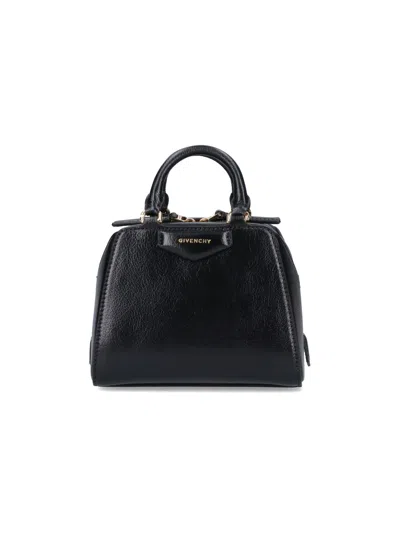 Givenchy "antigona Cube" Nano Bag In Black  