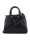 Givenchy Nano Antigona Cube Leather Crossbody Bag In Black