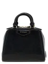 Givenchy Mini Antigona Cube Leather Crossbody Bag In Black