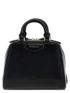 Givenchy Mini Antigona Cube Leather Crossbody Bag In Black
