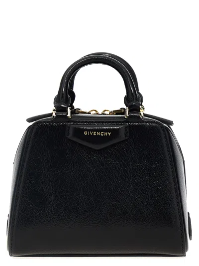 Givenchy Antigona Cube Nano Handbag In Black