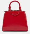 Givenchy Antigona Cube Nano Leather Tote Bag In Red