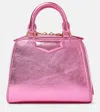 Givenchy Micro Antigona Cube Bag In Laminated Leather In Pink