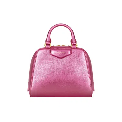 Pre-owned Givenchy Antigona Cube Nano 'raspberry'