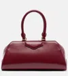 Givenchy Antigona Cube Small Leather Tote Bag In Burgundy