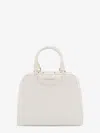 Givenchy Ivory Leather Nano Antigona Cube Handbag In White