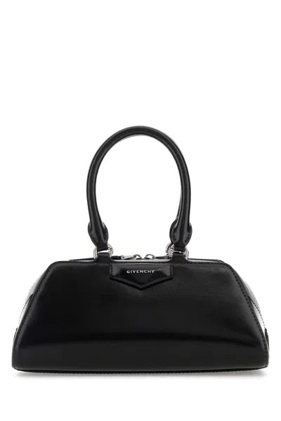 Givenchy Women Antigona East West Small Leather Shoulder Bag In Black