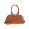 Givenchy Mini Antigona Cube East-west Zip Shoulder Bag In Brown
