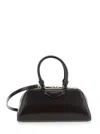 Givenchy Antigona East West Brown Small Handbag With Adjustable And Removable Shoulder Strap And Logo Letteri In Black