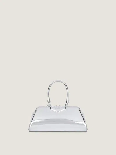 Givenchy "antigona East West" Handbag In Silver