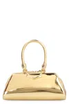 Givenchy Antigona East-west Mini Bag In Laminated Leather In Gold