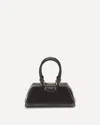 Givenchy Antigona Structured Leather Handbag With Metal Hardware In Brown