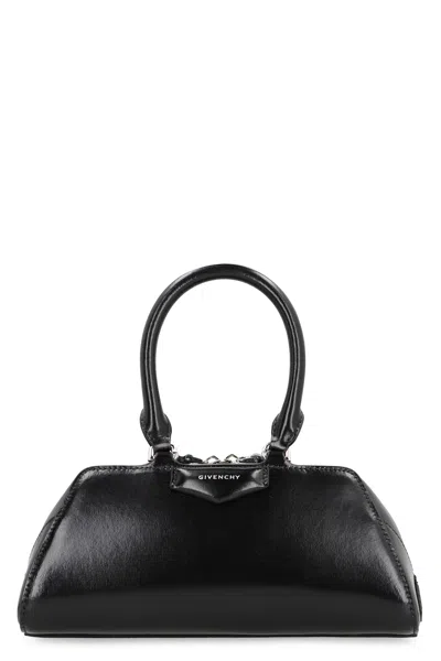 Givenchy Antigona East-west Mini Leather Bag In Black