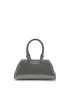 Givenchy Women Antigona East-west Mini Leather Box Handbag In Gray