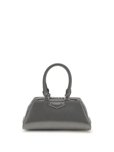 GIVENCHY ANTIGONA EAST-WEST MINI LEATHER BOX HANDBAG