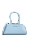 Givenchy Mini Antigona East-west Bag In Box Leather In Blue