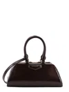 Givenchy Women Antigona East West Mini Leather Shoulder Bag In Brown