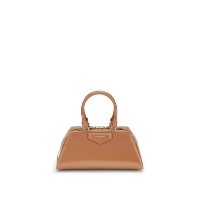 Givenchy Antigona East-west Small Handbag In Brown