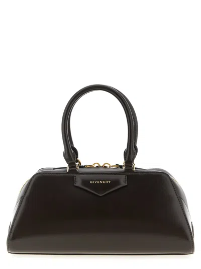 Givenchy 'antigona East-west' Small Handbag In Black
