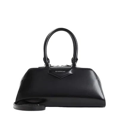 Givenchy Antigona East-west Small Leather Box Bag In Black