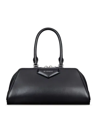 Givenchy Antigona East-west Small Leather Box Bag In Black