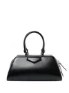 Givenchy Antigona East West Small Leather Handbag In Black